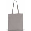 Nákupní taška a košík Plátěná nákupní taška CANVAS kovově šedá