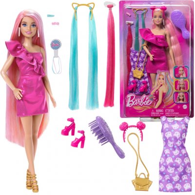 Barbie Totally Hair BAREVNÉ DLOUHÉ PRAMÍNKY – Sleviste.cz