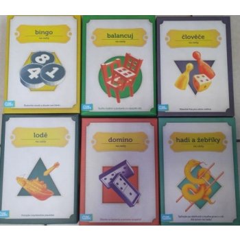 Klasické hry na cesty - Domino, Hadi a žebříky, Člověče, Balancuj, Bingo, Lodě