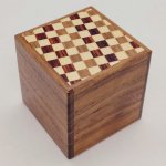 Japanese puzzle box 7steps 2sun ichimatsu walnut wood – Hledejceny.cz