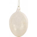 Žluté závěsné skleněné vajíčko Egg - Ø 6*10 cm – Hledejceny.cz