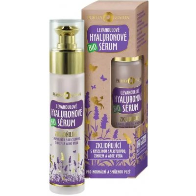 Purity Vision bio Zklidňující levandulové hyaluronové sérum 50 ml