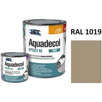 Het Aquadecol EPOXY M RAL 1019 5kg 4,25kg + 0,75kg – Hledejceny.cz