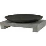 Esschert Design Ohniště "FANCY FLAMES" na granitovém stolu, 60 x 60 x 23 cm – Sleviste.cz