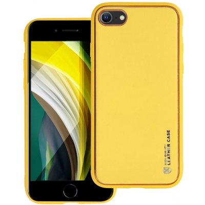 Pouzdro Forcell LEATHER Case iPhone 7 / 8 / SE 2020 žluté