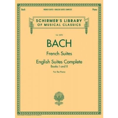 J.S. Bach French Suites English Suites Complete noty na klavír – Hledejceny.cz