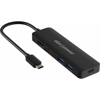 AlzaPower USB-C Dock Station 6v1 APW-HCC6B – Zboží Mobilmania