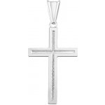 Olive Stříbrný přívěsek Křížek 1682 – Zbozi.Blesk.cz