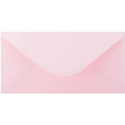Ozdobné obálky Smooth - DL, 130 g/m2, růžové, 10 ks – Zboží Živě