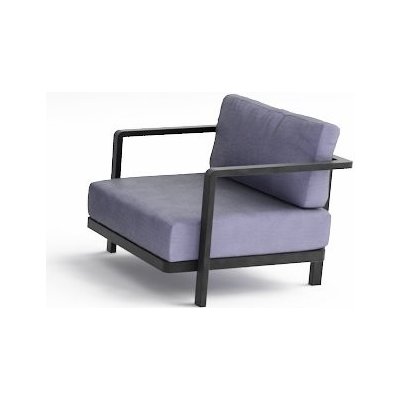 Royal Botania Nízké křeslo Alura Lounge, rám hliník bronze, bez sedáků – Hledejceny.cz