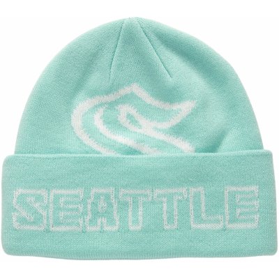 Mitchell & Ness pánská zimní čepice Seattle Kraken NHL K.O. Knit Kraken – Hledejceny.cz