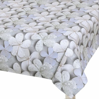 Bellatex Ubrus Dita Květ šedá 120x200cm – Zboží Dáma