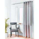 Dekorační závěs s kroužky OXFORD 140x260 cm světle šedá (cena za 1 kus) MyBestHome – Hledejceny.cz