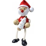 Krokido Santa s vánočním stromečkem - dřevěná figurka – Hledejceny.cz