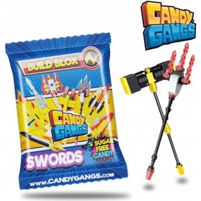 Candy Gangs Swords bonbóny bez cukru s hračkou 12 x 1 g – Zboží Dáma