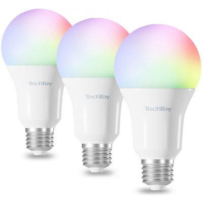 TechToy Smart Bulb RGB 11W E27 3pcs set – Zboží Mobilmania