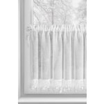 EUROFIRANY KRÁTKÁ VÁNOČNÍ ZÁCLONA NA PÁSCE XMAS 60X150 CM HVĚZDY – Hledejceny.cz