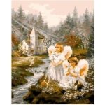 Norimpex Diamantové malování Andílci 30 x 40 cm – Hledejceny.cz