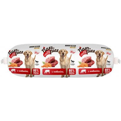 Biofeed Nasz Pies Baton s hovězím 1 kg – Sleviste.cz