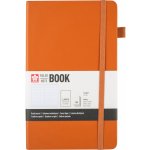 Sakura Zápisník v pevné vazbě linkovaný Amber 140 g – Zboží Živě