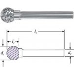 SGS 22803 (SD-42M) - Fréza technická SD-42M kulová pr. 2,5x2,8mm, stopka 3mm – Zboží Dáma