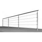 Hahn Steel Nerezové lankové zábradlí, 5000x1000mm - 5x výplň – Sleviste.cz