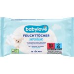 Babylove Sensitive vlhčené ubrousky 30 ks – Hledejceny.cz