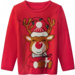 Lupilu vánoční svetr s LED efektem a zvukem červená – Zboží Dáma