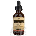 Solgar Liquid Vitamin D3 Tekutý vitamín D3 2500 IU 62,5 mkg 59 ml – Hledejceny.cz