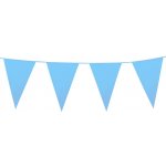 Vlaječková girlanda světle modrá 450 cm – Zboží Mobilmania