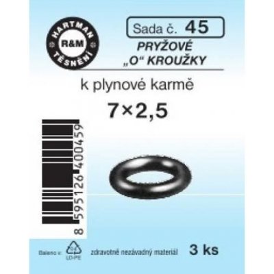 HARTMAN těsnění "O" kroužky k plynové karmě, sada č.45 – Zbozi.Blesk.cz