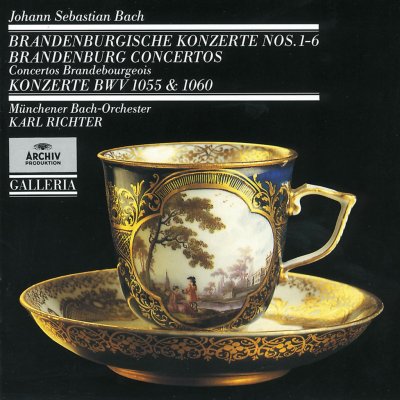 Johann Sebastian Bach - Münchener Bach-Orchester, Karl Richter - Brandenburg Concertos No. 1-6 / Concertos BWV 1055 & 1060 2 CD – Hledejceny.cz