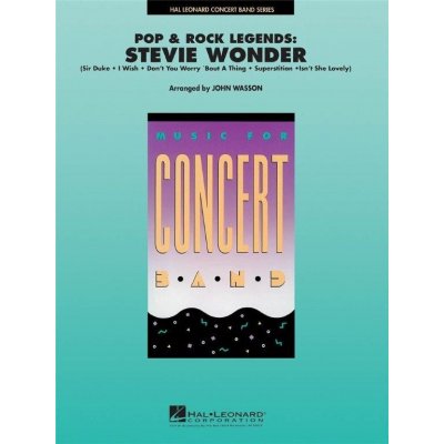 Pop and Rock Legends Stevie Wonder noty pro koncertní orchestr party partitura – Hledejceny.cz