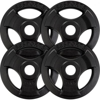 SCSports sada litinových kotoučů 10 kg 4 x 2,5 kg 30/31 mm – Hledejceny.cz