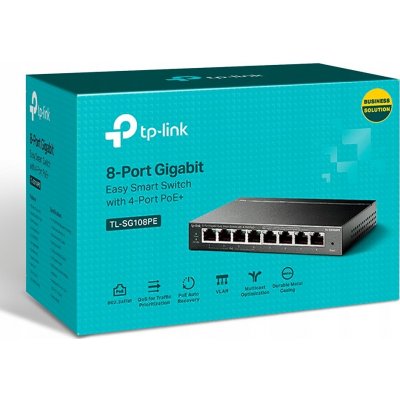 TP-Link TL-SG108PE – Zboží Mobilmania