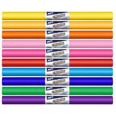 MFP krepový papír role 50x200cm mix barev 10ks duhový 5811341 – Zboží Dáma