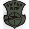 Nášivka: Sniper Elite | olivová | černá