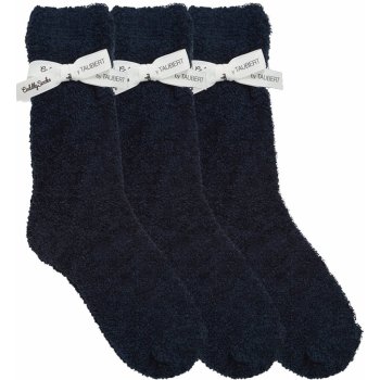 Taubert SMOOTH luxusní dárkově balené žinilkové jednobarevné ponožky tm. modrá