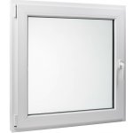 Bravo Plastové okno UNI OS1 90X90 L, bílé – Sleviste.cz