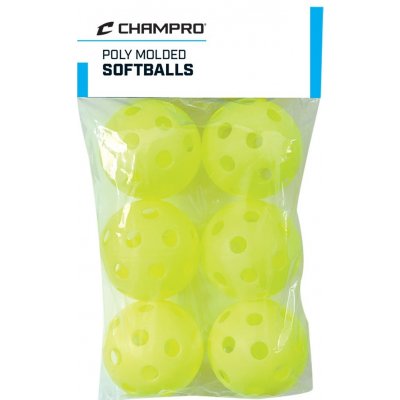 Champro POLY MOLDED SOFTBALLS 6 ks – Zboží Dáma
