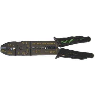210808 Kleště lisovací kombi na kabelová oka 0,75 - 6 mm2, Haupa – Zboží Dáma