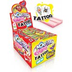 JohnyBee žvýkačka Monster s tetováním 5 g 200ks – Zboží Mobilmania