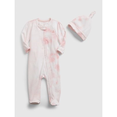 GAP Baby overal 100% organic cotton first favorite tie dye one piece Růžová Růžová – Zbozi.Blesk.cz