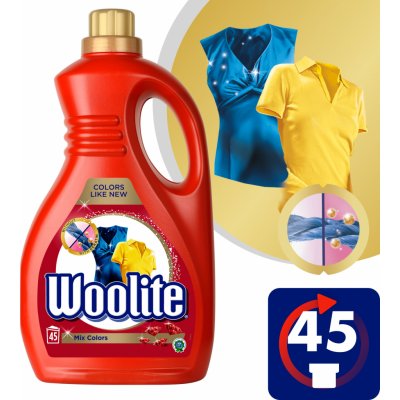 Woolite Mix Colors prací gel 45 PD 2,7 l – Zboží Mobilmania
