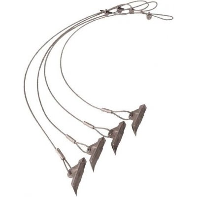 Hliníkové kotvy pro plachtové přístřešky – ShelterLogic 107 cm, 4 ks – Zboží Mobilmania