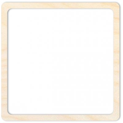 Chráněná dílna Dřevěný svět Čtvercová obruč 20 x 20 cm rám 10 mm – Zbozi.Blesk.cz