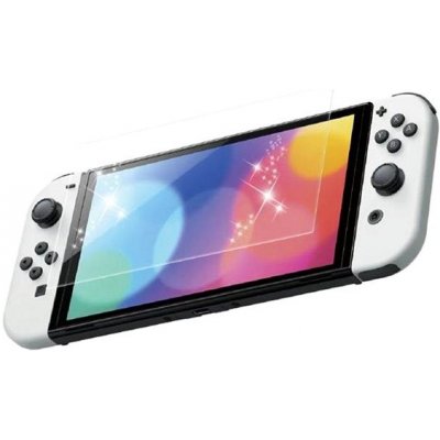 KJH Ochranné tvrzené sklo proti otiskům prstů Nintendo Switch Oled Transparentní AS084240 – Zboží Mobilmania