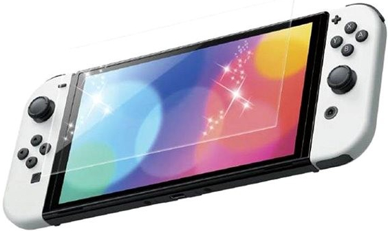 KJH Ochranné tvrzené sklo proti otiskům prstů Nintendo Switch Oled Transparentní AS084240