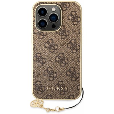 Pouzdro Guess 4G Charms iPhone 14 Pro Brown – Zboží Mobilmania