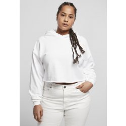 Urban Classics Ladies Cropped hoody white